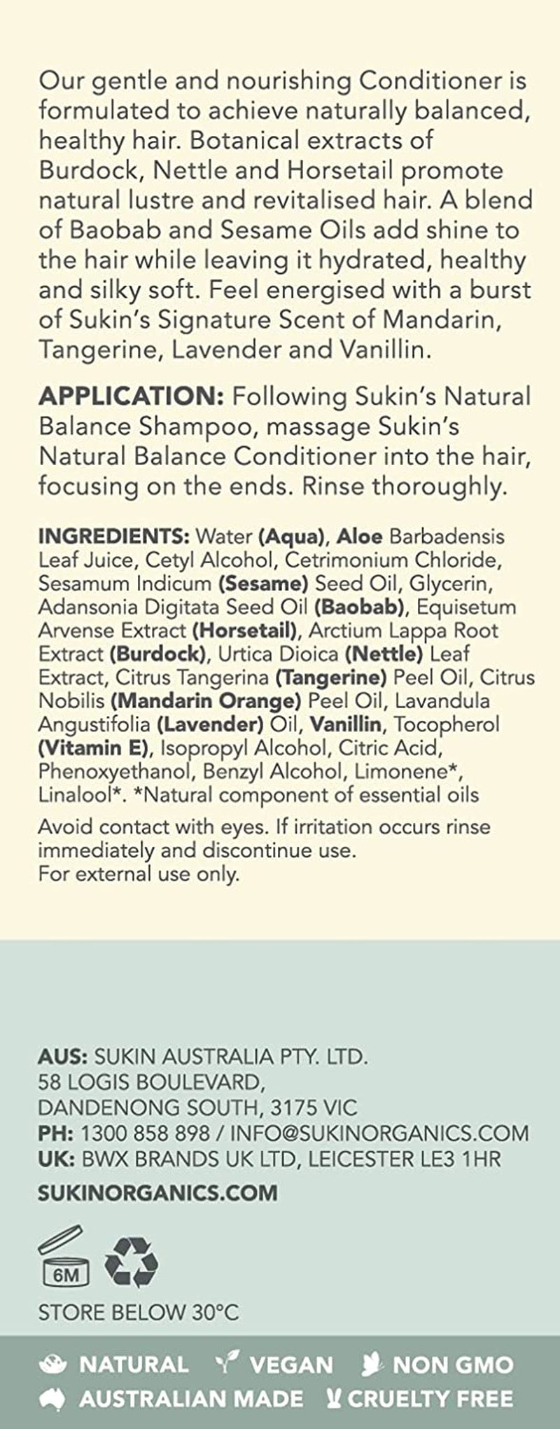 Natural Balance, Conditioner, 1L