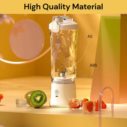 240W Portable Juicer Cup USB Blender 600Ml Travel Smoothies Fruit Mixer Machine