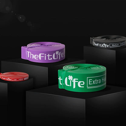 Thefitlife Resistance Pull-Up Bands - Assistive Exercise Bands for Enhanced Workouts