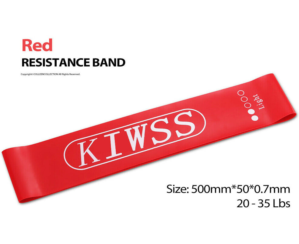 5-Piece Resistance Loop Bands Set for Gym Fitness, Yoga, and Booty Training